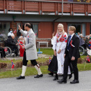 Kronprinsfamilien besøker Solgården bo- og omsorgssenter. Foto: Sara Svanemyr, Det kongelige hoff